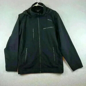 Marmot E Line Jacket Black Men’s Small Hood Pockets